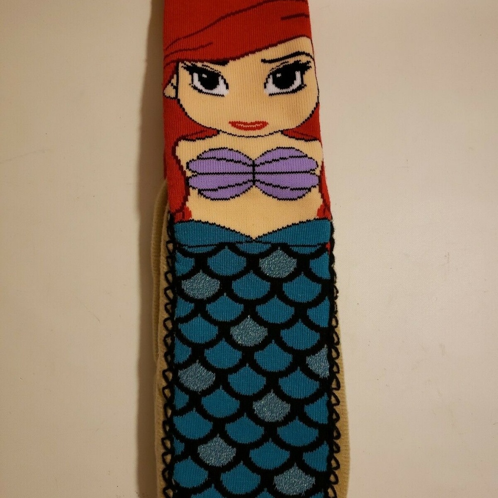 Disney The Little Mermaid Women's Slipper Socks - Picture 2 of 4